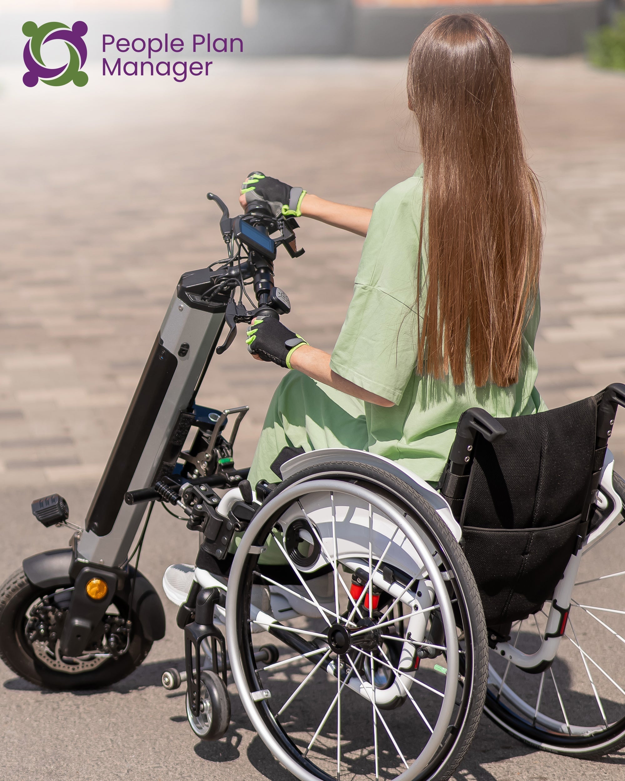 Wheelchair Accessory - Power-Assist Drive Technology | 05_122409871_0105_1_2